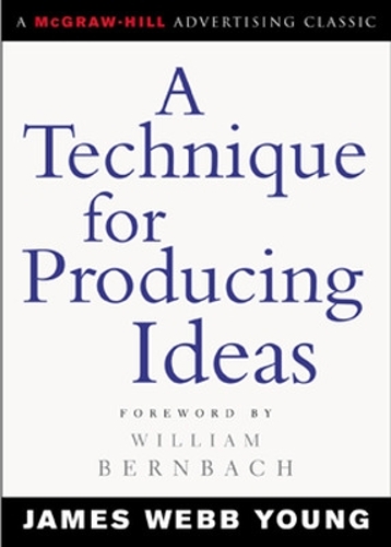 Бумажная книга «A Technique for Producing Ideas», автор Джеймс Янг - фото №1