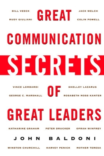 Бумажная книга «Great Communication Secrets of Great Leaders», автор Джон Балдони - фото №1