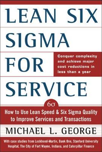 Паперова книга «Lean Six Sigma for Service», автор Майкл Джордж - фото №1