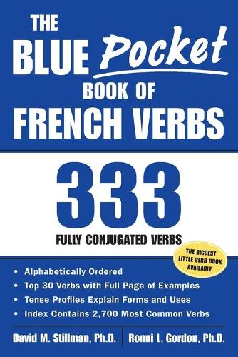 Паперова книга «The Blue Pocket Book of French Verbs», автор Девід Стіллман - фото №1