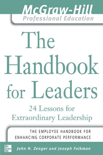 Бумажная книга «The Handbook for Leaders», автор Джозеф Фолкман - фото №1