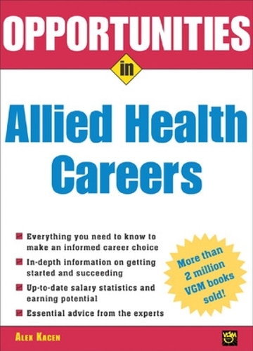 Паперова книга «Opportunities in Allied Health Careers, revised edition», автор Алекс Качен - фото №1