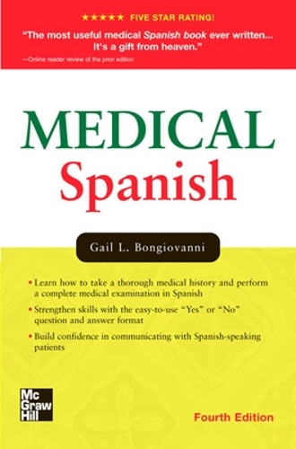Бумажная книга «Medical Spanish, Fourth Edition», автор Гейл Бонджованни - фото №1