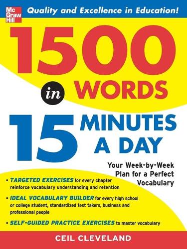 Паперова книга «1500 Words in 15 Minutes a Day», автор Сіл Клівленд - фото №1