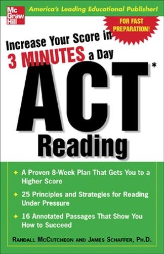Бумажная книга «Increase Your Score In 3 Minutes A Day: ACT Reading», автор Рэндалл МакКатчон - фото №1