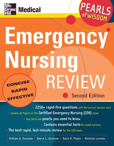 Паперова книга «Emergency Nursing Review: Pearls of Wisdom, Second Edition», авторів Ніколас Лоренцо, Скотт Планц - фото №1