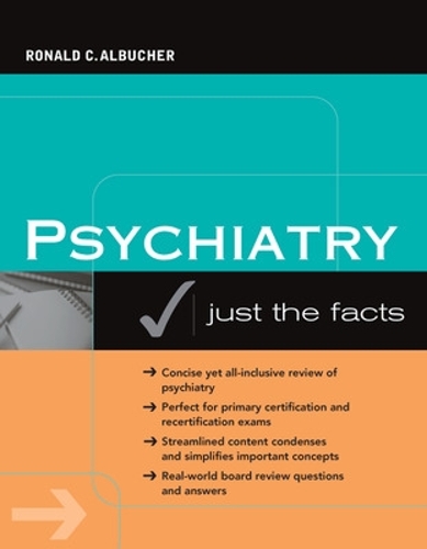Паперова книга «Psychiatry: Just the Facts», автор Рональд Альбухер - фото №1