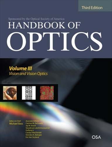 [object Object] «Handbook of Optics, Third Edition Volume III: Vision and Vision Optics(set)», авторов Кэролин Макдональд, Казимер ДеКузатис, Гуйфан Ли, Майкл Басс, Васудеван Лакшминараянан - фото №1