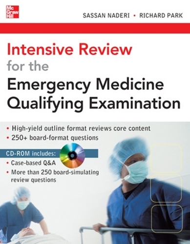 Бумажная книга «Intensive Review for the Emergency Medicine Qualifying Examination», авторов Ричард Парк, Сассан Надери - фото №1