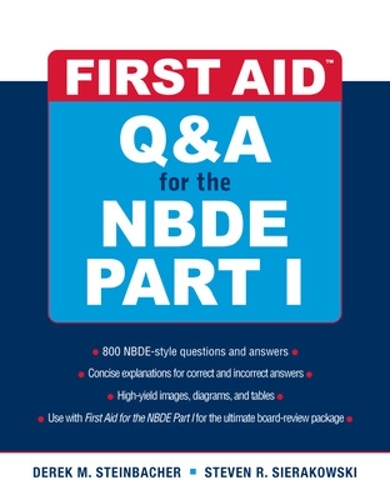 Паперова книга «First Aid Q&A for the NBDE Part I», автор Дерек Штайнбахер - фото №1