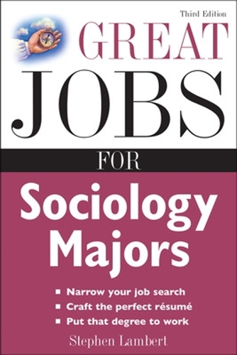 Паперова книга «Great Jobs for Sociology Majors», автор Стівен Ламберт - фото №1
