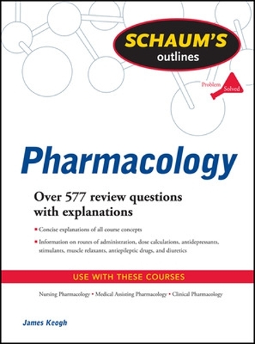 Бумажная книга «Schaum's Outline of Pharmacology», автор Джим Кеог - фото №1