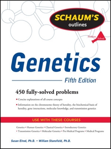 Бумажная книга «Schaum's Outline of Genetics, Fifth Edition», авторов Сьюзен Элрод, Уильям Стэнсфилд - фото №1