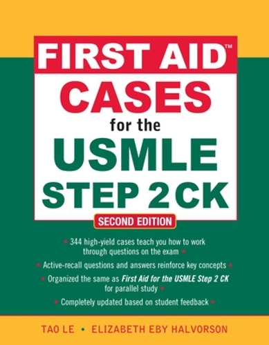 Бумажная книга «First Aid Cases for the USMLE Step 2 CK, Second Edition», автор Тао Ле - фото №1