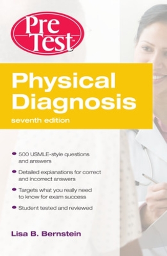 Бумажная книга «Physical Diagnosis PreTest Self Assessment and Review, Seventh Edition», автор Лиза Бернштейн - фото №1