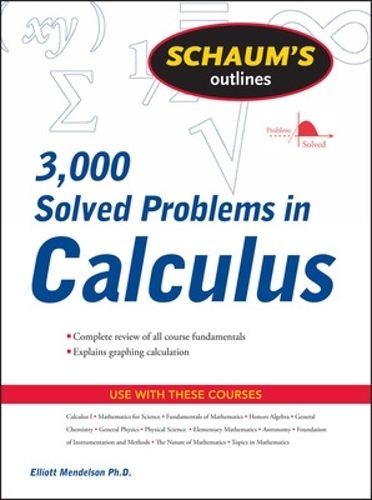 [object Object] «Schaum's 3,000 Solved Problems in Calculus», автор Эллиотт Мендельсон - фото №1