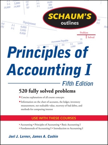 Паперова книга «Schaum's Outline of Principles of Accounting I, Fifth Edition», автор Джоел Лернер - фото №1