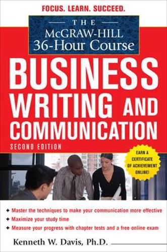 Паперова книга «The McGraw-Hill 36-Hour Course in Business Writing and Communication, Second Edition», автор Кеннет Девіс - фото №1