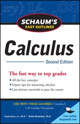 Паперова книга «Schaum's Easy Outline of Calculus, Second Edition», автор Елліотт Мендельсон - фото №1