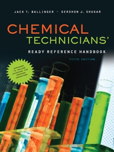 [object Object] «Chemical Technicians' Ready Reference Handbook», авторів Гершон Шугар, Джек Балінгер - фото №1