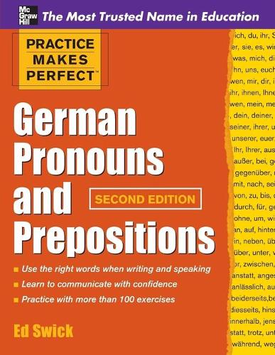 Паперова книга «Practice Makes Perfect German Pronouns and Prepositions, Second Edition», автор Ед Свік - фото №1