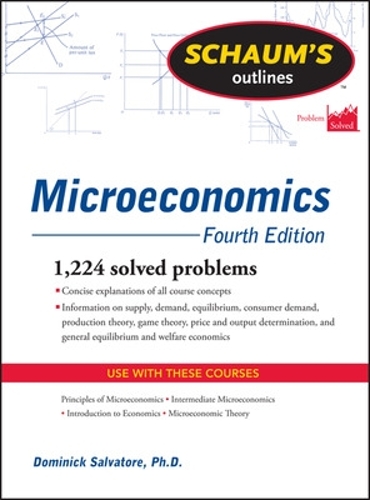 Паперова книга «Schaum's Outline of Microeconomics, Fourth Edition», автор Домінік Сальваторе - фото №1