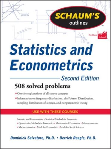 Паперова книга «Schaum's Outline of Statistics and Econometrics, Second Edition», автор Деррік Рігл - фото №1