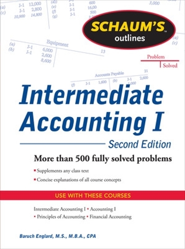 Паперова книга «Schaums Outline of Intermediate Accounting I, Second Edition», автор Барух Енґлард - фото №1