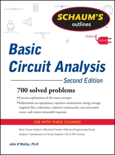 Бумажная книга «Schaum's Outline of Basic Circuit Analysis, Second Edition», автор Джон О'Мэлли - фото №1