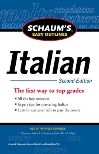 Бумажная книга «Schaum's Easy Outline of Italian, Second Edition», автор Луиджи Бонаффини - фото №1