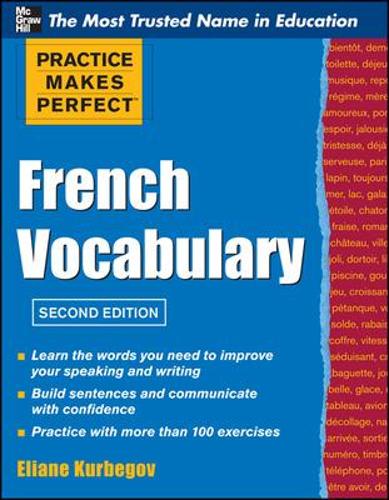 Паперова книга «Practice Make Perfect French Vocabulary», автор Еліан Курбегов - фото №1
