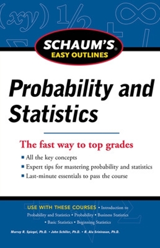 [object Object] «Schaum's Easy Outline of Probability and Statistics, Revised Edition», автор А. Срінівасан - фото №1