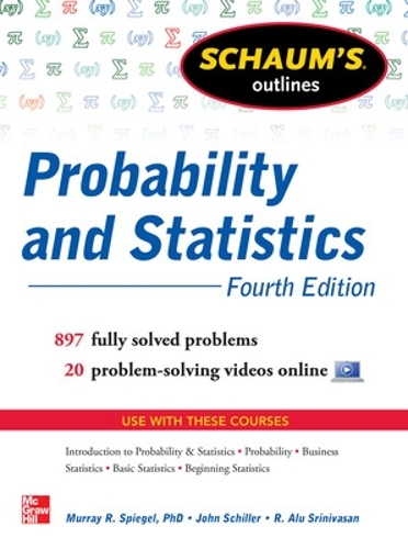 [object Object] «Schaum's Outline of Probability and Statistics», авторів Р. Алу Шрінівасан, Р. Шрінівасан - фото №1