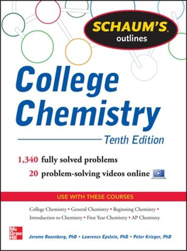 Бумажная книга «Schaum's Outline of College Chemistry», авторов Лоуренс Эпштейн, Питер Кригер - фото №1