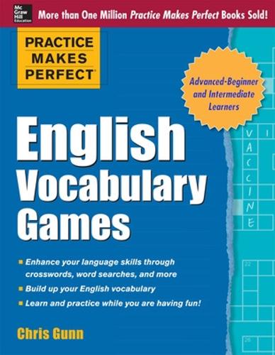 Паперова книга «Practice Makes Perfect English Vocabulary Games», автор Кріс Ганн - фото №1