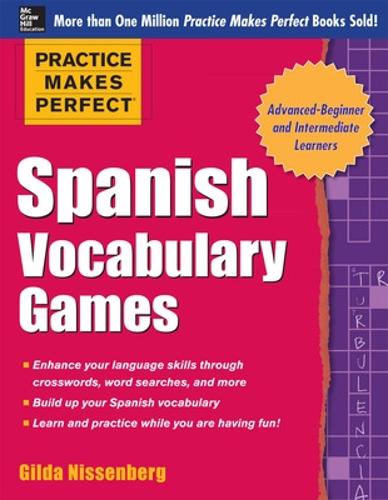 Паперова книга «Practice Makes Perfect Spanish Vocabulary Games», автор Гілда Ніссенберг - фото №1