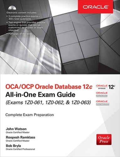 [object Object] «OCA/OCP Oracle Database 12c All-in-One Exam Guide (Exams 1Z0-061, 1Z0-062, & 1Z0-063)», авторів Боб Брайла, Рупеш Рамклас - фото №1