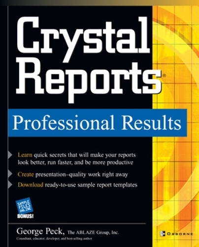 Паперова книга «Crystal Reports Professional Results», автор Джордж Пек - фото №1
