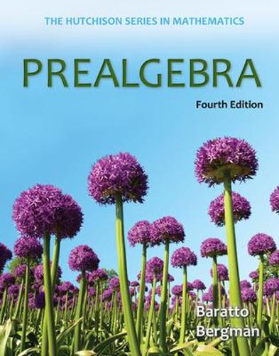 Паперова книга «Prealgebra», авторів Баррі Бергман, Стефан Баратто - фото №1