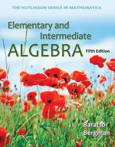 Бумажная книга «Elementary and Intermediate Algebra», авторов Барри Бергман, Стефан Баратто - фото №1