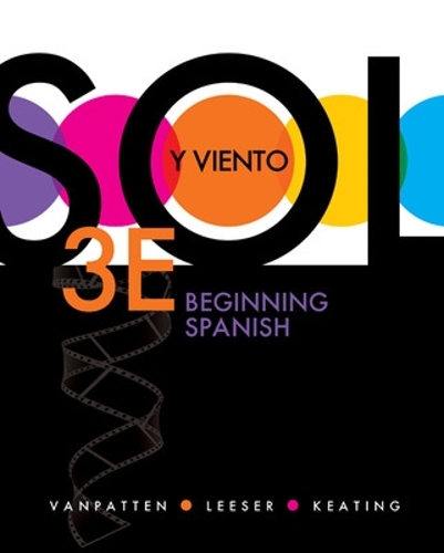 Паперова книга «Sol y viento: Beginning Spanish», авторів Білл ВанПаттен, Грегорі Д. Кітінг, Майкл Лізер - фото №1