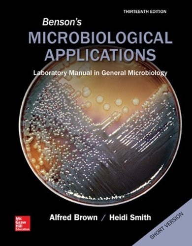 Бумажная книга «Benson's Microbiological Applications, Laboratory Manual in General Microbiology, Short Version», автор Альфред Браун - фото №1