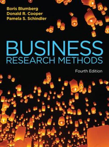 Паперова книга «Business Research Methods», авторів Борис Блюмберг, Дональд Купер, Памела Шиндлер - фото №1