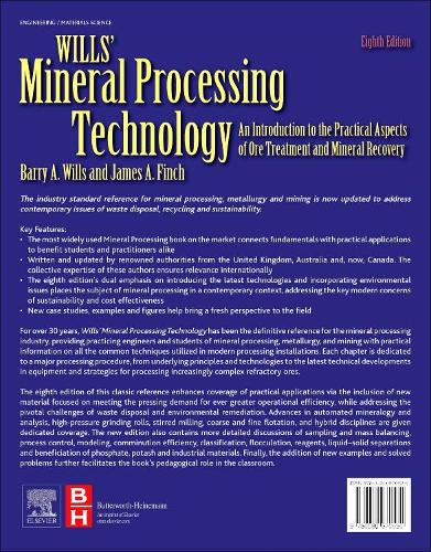 [object Object] «Wills' Mineral Processing Technology: An Introduction to the Practical Aspects of Ore Treatment and Mineral Recovery», авторов Барри А. Уиллс, Джеймс Финч - фото №1