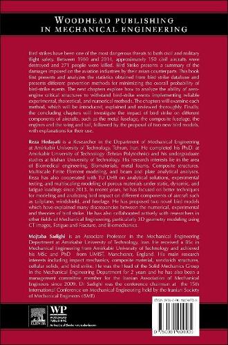 Паперова книга «Bird Strike: An Experimental, Theoretical and Numerical Investigation», авторів Моджтаба Садігі, Реза Хедаяті - фото №1