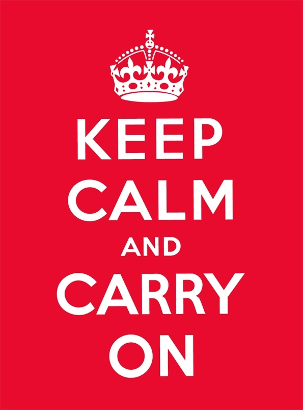 Бумажная книга «Keep Calm and Carry On» - фото №1