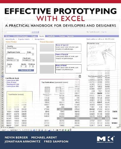 [object Object] «Effective Prototyping with Excel: A Practical Handbook for Developers and Designers», авторів Фред Семпсон, Джонатан Арновіц, Майкл Арент, Невін Бергер - фото №1