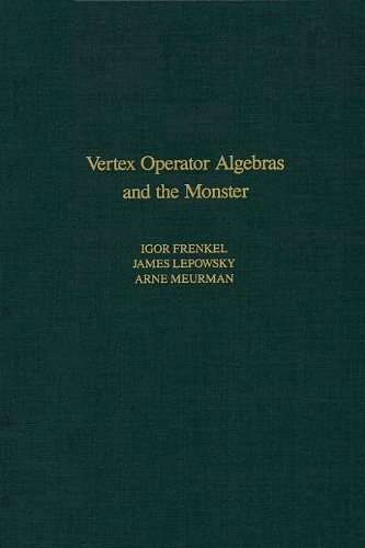 [object Object] «Vertex Operator Algebras and the Monster», авторів Арне Мерман, Ігор Б. Френкель, Джеймс Леповський - фото №1