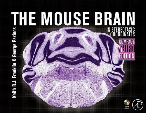 Бумажная книга «The Mouse Brain in Stereotaxic Coordinates, Compact: The Coronal Plates and Diagrams», авторов Джордж Паксинос, Кит Би Джей Франклин - фото №1