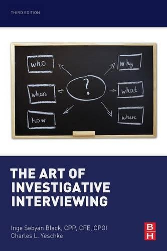 Бумажная книга «The Art of Investigative Interviewing», автор Инге Себиан Блэк - фото №1